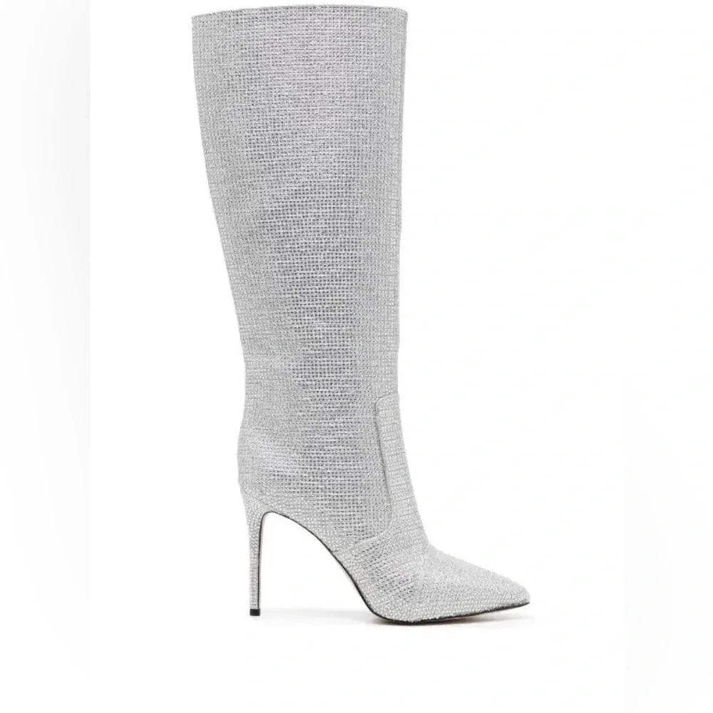 NIB Michael Kors Rue 100mm Crystal Embellished Boots